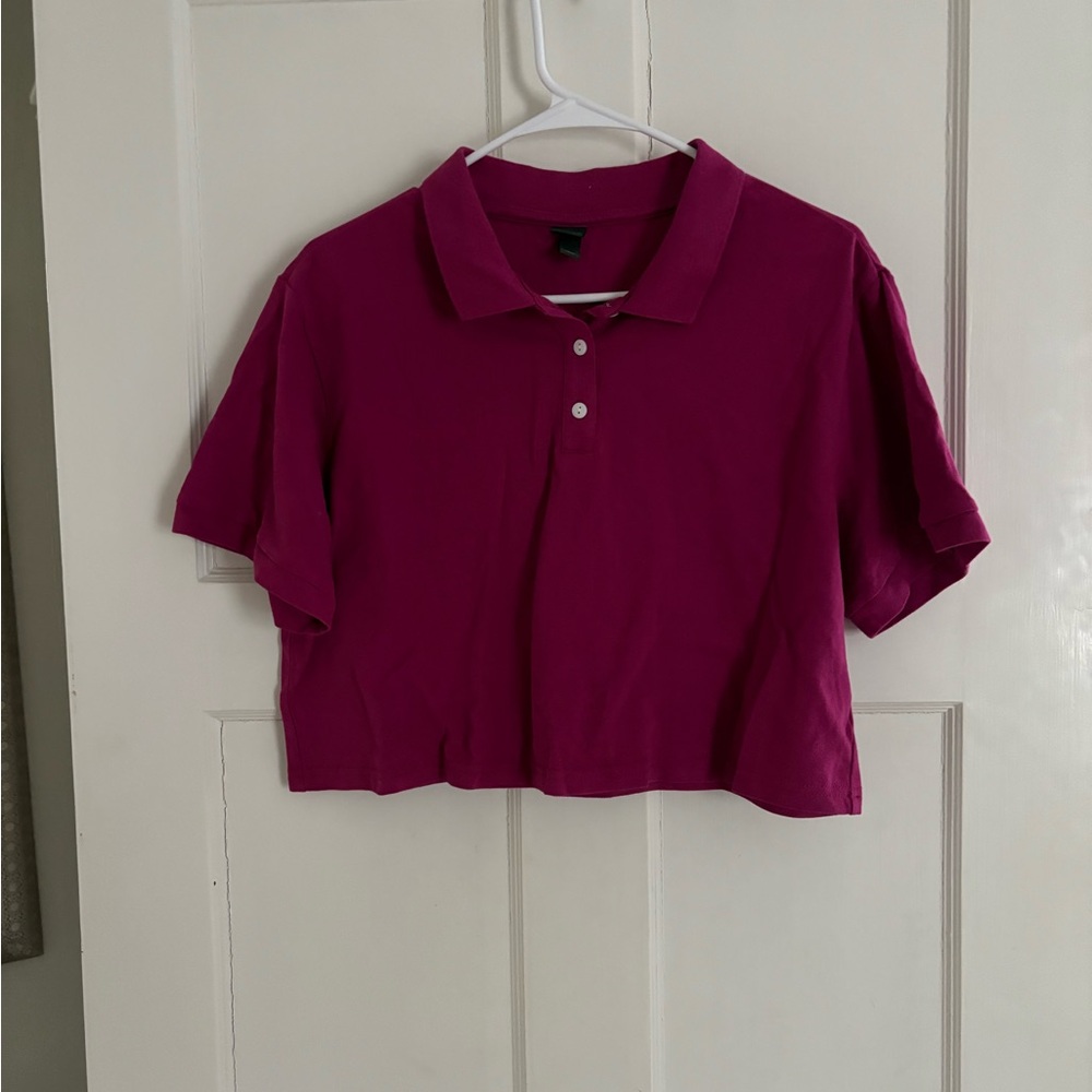 Wild Fable Magenta Polo Top